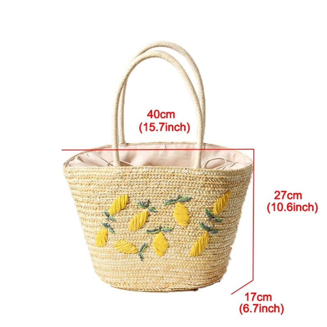 Bolsa Palha Rattan Siciliana