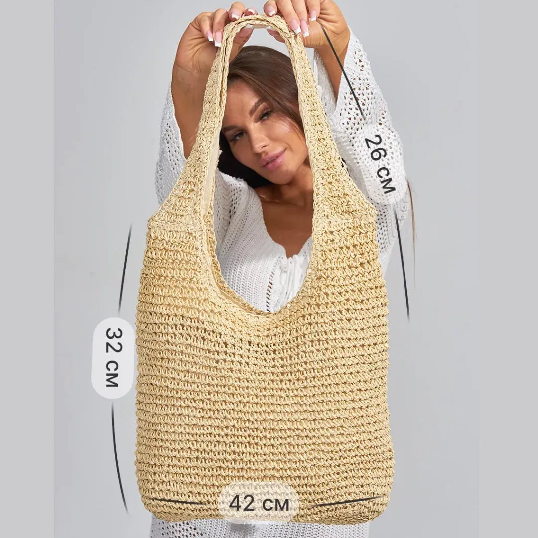 Bolsa de palha Raffia Lena