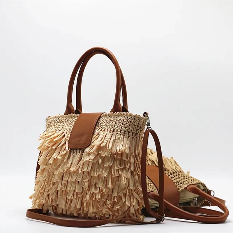 Bolsa de Palha Rattan Santiago