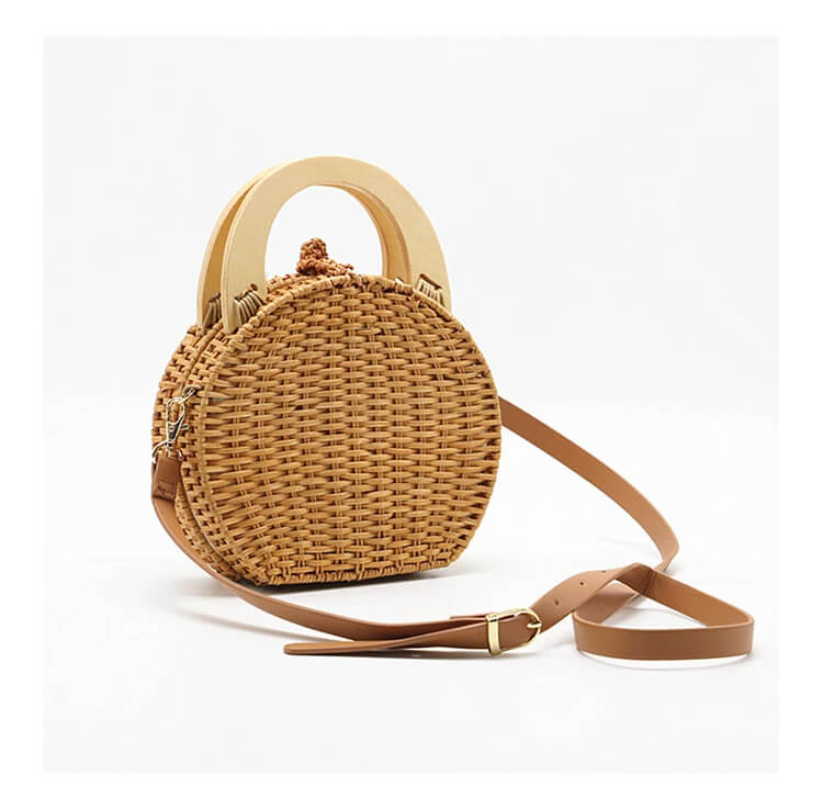 Bolsa de Mão em Palha Rattan Tífany