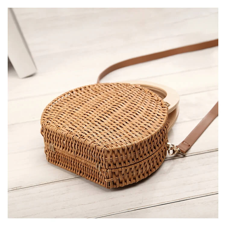 Bolsa de Mão em Palha Rattan Tífany