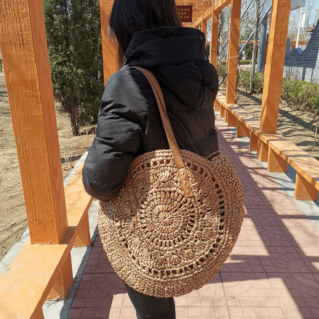 Bolsa Palha Rattan Eulália