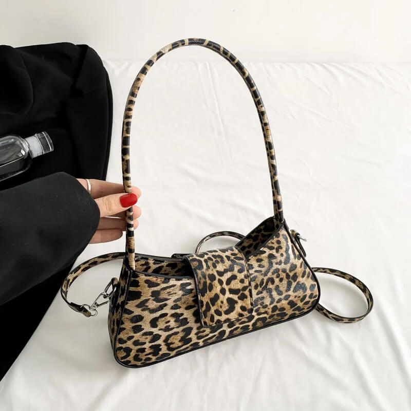 Bolsa Francesa de mão Leopardo