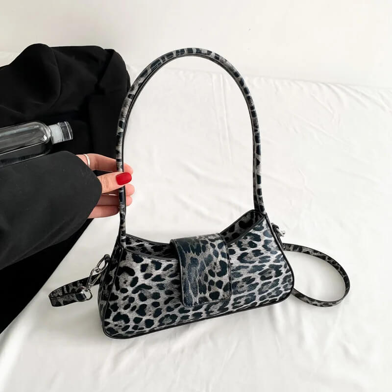 Bolsa Francesa de mão Leopardo